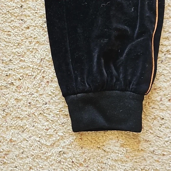 Gucci Dapper Dan Black Velvet Monogram Leather Tan Brown Pocket Sweatpants Track - Picture 6 of 12